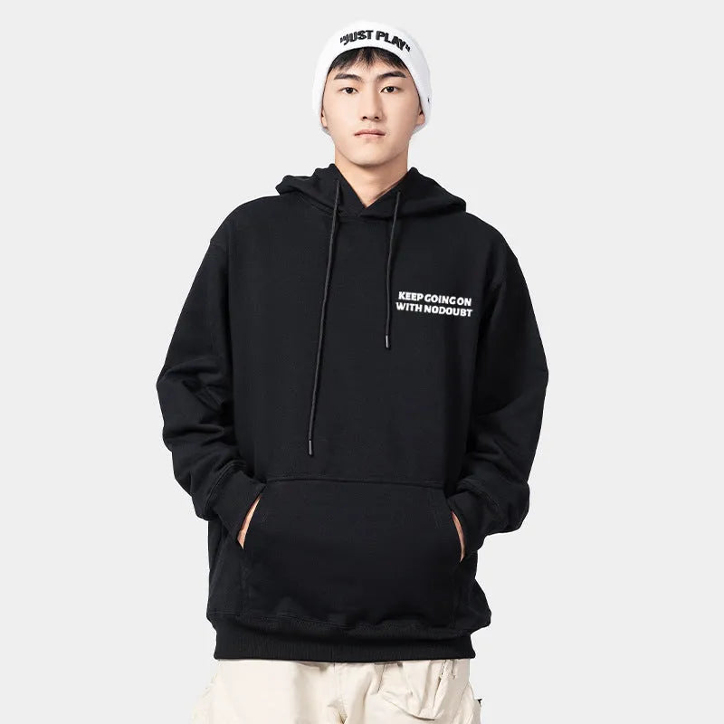 Gradient Letters Printed Hoodie Men - Bellarte Enchanté Gradient Letters Printed Hoodie Men